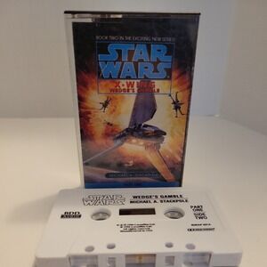 Star Wars X-Wing Wedges Gamble Michael A Stackpole Audio Cassette Tape 1996